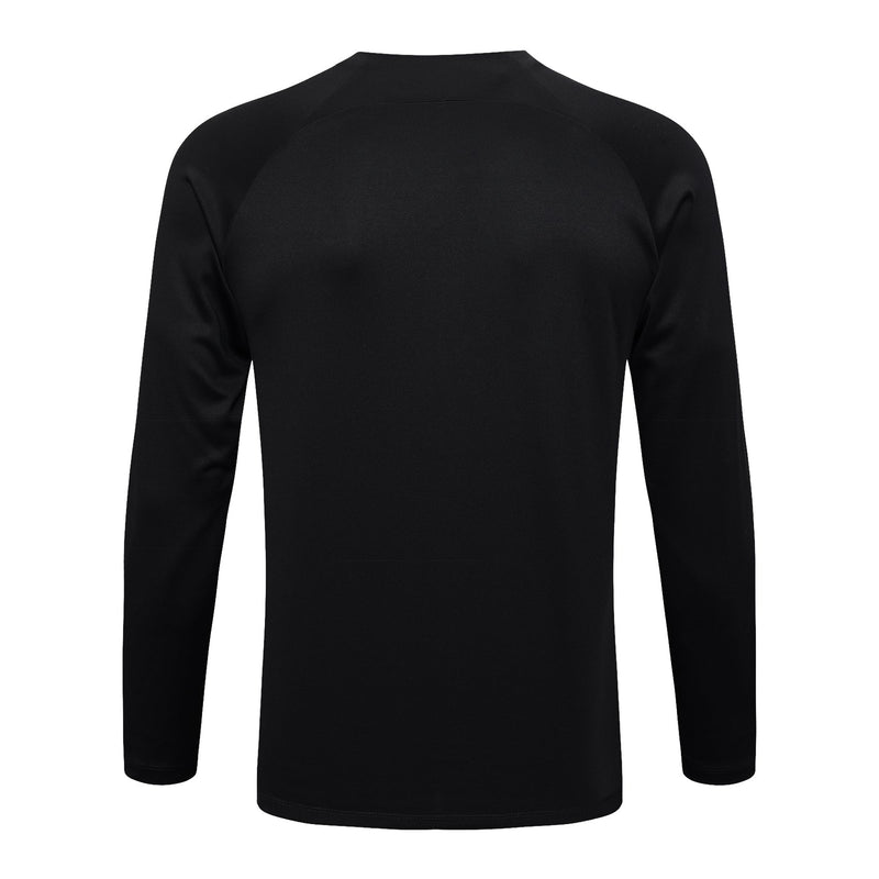 Conjunto Corinthians Ziper Curto Treino Preto