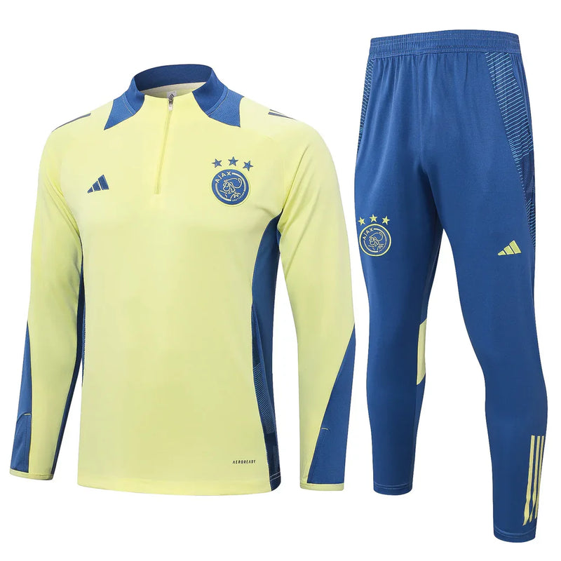 Conjunto Ajax Ziper Curto Treino 2024/25