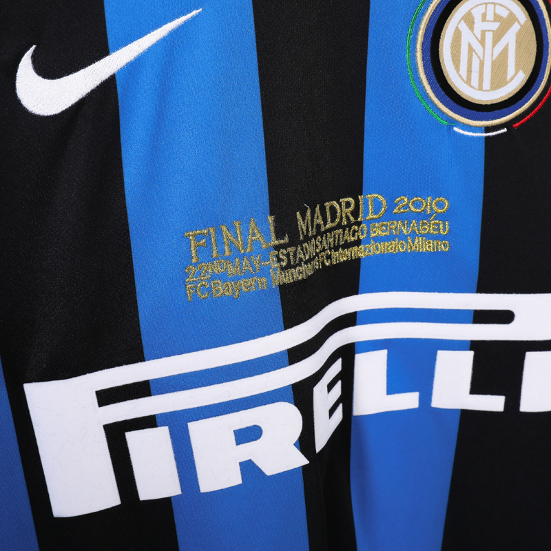 Camisa Retrô Inter de Milão Manga Longa 2009/10 Home