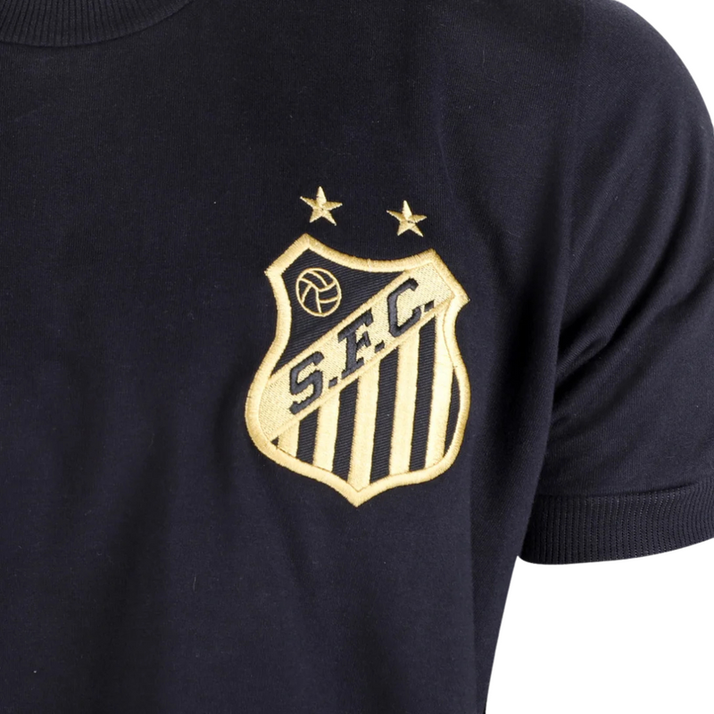 Camisa Santos Pelé Athleta Comemorativa 1000 Gols Preta