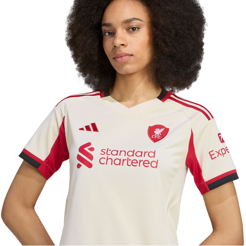 Camisa Feminina Liverpool 2025/26 Away