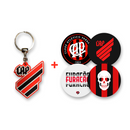 4 ADESIVOS + CHAVEIRO (CAP)