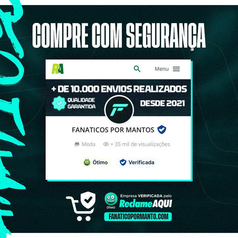 Conjunto Atlético MG Zíper Curto Treino Cinza Escuro 2024/25