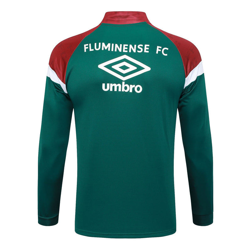 Conjunto Fluminense Zíper Curto Treino 2024/25